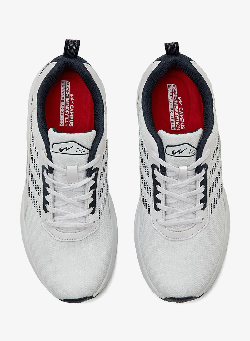 CAMPUS Wht/Navy Men's Low-Top Sneakers - Lightweight, Minimalist Designed for Style for Men | Best Price UAE